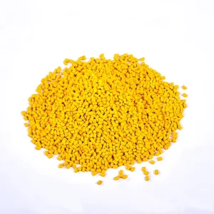 Customized Yellow Plastic Pigment Color Masterbatch for Injection Molding and Plastic Film