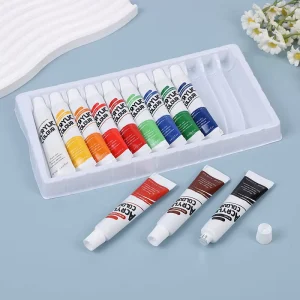 DAQIAN Acrylic Pigment Set Beginner Art Student Drawing Painting Graffiti Art Watercolor Factory 12 Color 12ml