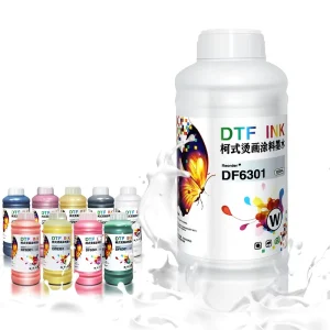 DF630 1000ml Water-Based DTF Textile Ink for Cotton T-Shirt and PET Film Transfer Printing