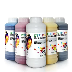 DF6301 1000ml Water-Based DTF Ink for Cotton T-Shirt and PET Film Transfer Printing