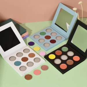 DIY Beauty Cosmetics Makeup Pressed Pigment Palette Private Label Eyeshadow Palette Vegan Waterproof Eye Shadow
