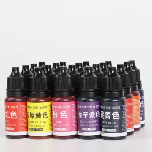 DIY Handmade Liquid Pigment Dye for Soy Wax Candles and Soap for Christmas and Wedding Crafts