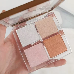 DIY Luxury High Pigment Eyeshadow Palette Custom Logo Cruelty Free Waterproof Eye Shadow Powder Shimmer Finish Light Fair Dark