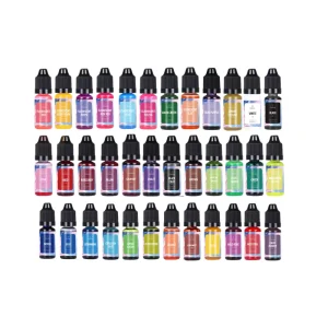 DLD 36 Colors 10ml Liquid Pearlescent Pigment Epoxy Resin Dye Pearl for Resin Jewelry Art Crafts