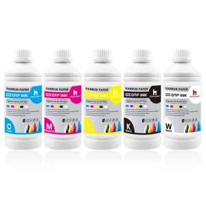 DTF Pigment Ink, 1L, CMYK+White