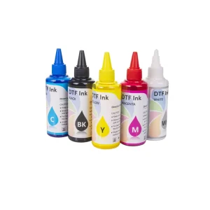 DTF Pigment Ink for epson L1800 DX5 R1390 Printer for A3 DTF Flatbed Printer with Powder and Pet Film