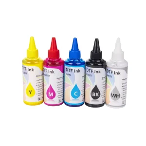 DTF Printing Ink for Epson L1800 XP600 DX5 L805 Compatible 100ML Pack for DTF Pigment for Ink High Quality Printing Inks