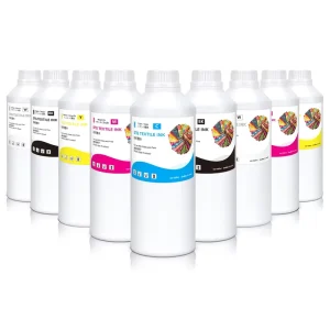 DTG Printer Ink 1000Ml DTG Ink I3200 for Epson I3200 Complete DTG White Ink Pack for Garment Print