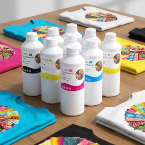 DTG Printer Ink I3200 Premium 1000Ml DTG Printing Ink for Epson I3200 Single DTG White Ink Pack