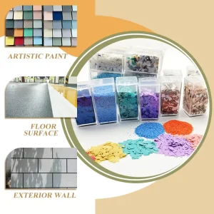Decorative Epoxy Flakes Color Flakes for Garage Floor Coating Terrazzo and DIY Home Renovation