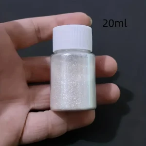 Diamond Dust White Pearl Flour Glitter Powder for Resin Epoxy Jewelry Making DIY Crafts