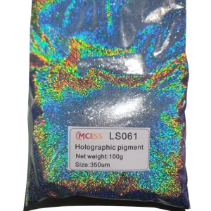 Diamond Holographic Rainbow Car Paint Silver Nail Swimbait Powdered Pigment For Epoxy Resin Art Masterbatch Injection Plastic