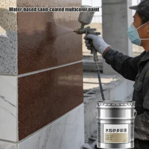Direct Factory Supply Alkali-Resistant Exterior Wall Paint Water-Packed Sand Multicolor Paint