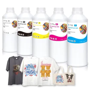 Direct to Garment Premium DTG Pigment Ink 1000ML for Konica 512 Fabric Ink for DTG Printers
