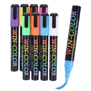 Dry Erase Whiteboard Pen Liquid Chalk Marker 6mm Writing Width Erasable