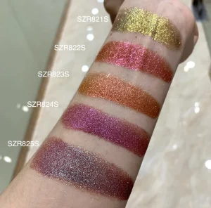 Duochrome Mica Pigment Cosmetics Glitter Color Non Toxic Face Body Paint Chameleon Eyeshadow Powder