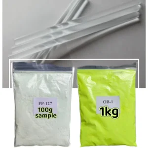 EVA Hot Melt Adhesive Whitening Agent OB 1 Polyamide and Polyester. Need for Long term Heat Resistance Use FP127