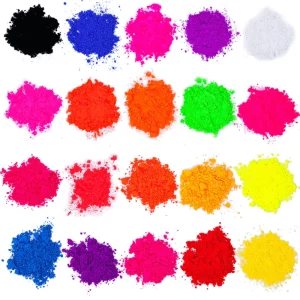 Eco Friendly Cosmetic Grade Neon Powder Fluorescent Pigments