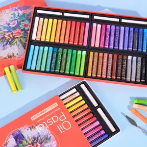 Eco friendly Oil Pastels Set Soft Bright Colors Non Toxic Safe for Kids Professional Art Painting Customizable