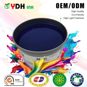 Eco friendly SC Type Quick Dry Offset Ink Low VOC & High Pigment for Paper Box Packaging Printing