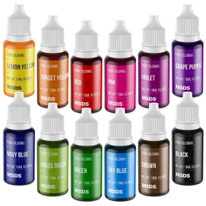Edible Gel Food Coloring for Cake Baking