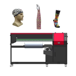 Energy Saving Custom Sock Printing Machine CMYK EPS I1600 Head Inkjet Digital Printer for Socks Cooling Sleeves