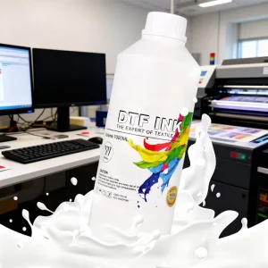Enlite No Sedimentation DTF Ink White Premium DTF Textile Ink for Dark Fabric Maintenance Free White Ink for DTF Film Printer