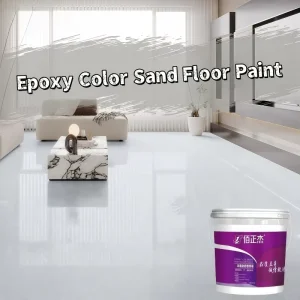 Epoxy Colored Sand Floor Paint Liquid Coating for Building Waterproofing