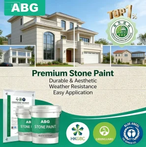 Epoxy Real Stone Paint with Weather Resistance for Building Exteriors
