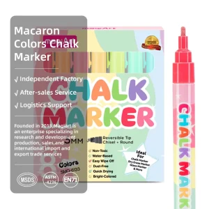 Erasable 3mm Macaron Liquid Chalk Markers for Car Windows, Glass, Graffiti, Acrylic Boards