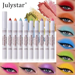 European and American Single Tone Eyeshadow Stick Makeup Bestseller Matte with Micro Shimmer Multicolor