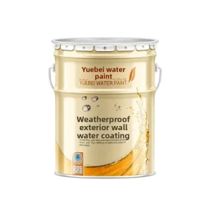 Exterior Wall Coating Acrylic Resin Latex Paint, UV Protection Waterproof Sun-Resistant Outdoor Water-Based Pigment