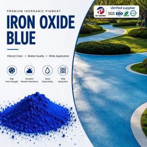 Exterior Wall Coating Iron Oxide Blue Pigment Sun-Resistant Synthetic Inorganic Powder Manufacturer