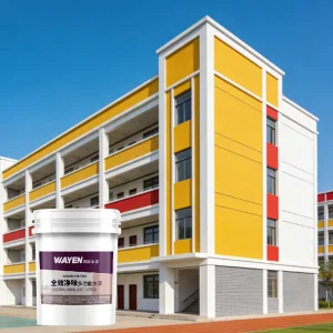 Exterior Wall Decoration Weather-Resistant Waterproof Coating High Coverage Anti-Fouling Moistureproof Eco-Friendly Paint
