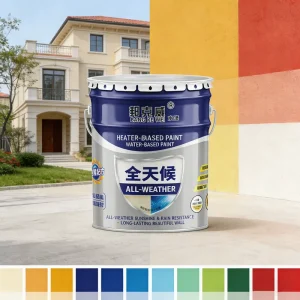 Exterior Wall Paint Waterproof UV Resistant Acrylic Latex Paint for Cement Walls Indoor and Outdoor White Varnish