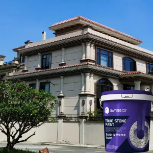 Exterior Water-in-Sand Stone Coating Weather-Resistant Real Stone Paint for Wall Decoration