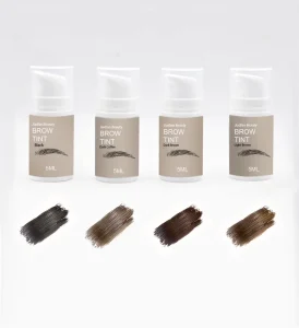 Eyebrow Tint Dye Supplies Black Dark Brown Dark Coffee Light Brown 5ML Private Label Brow Color Tint