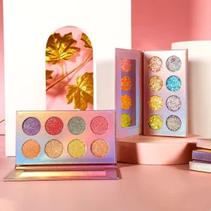 Eyeshadow and Blush Makeup Palette for Light Fair Skin Tones