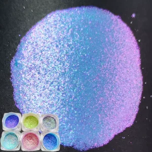 FREE SAMPLES High Shine Textile Rubber Printing Color Shifting Changing Slime Clay Pigment for Watercolor Ink Resin