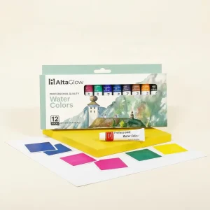 Factory Aluminum Tube 12-Color Watercolor Artist Paint Set