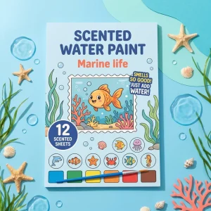 Factory Custom Children DIY Water Painting Set Palette Watercolor Paper With Brush Pigments