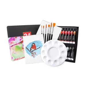 Factory Custom Professional Painting Pigments Color 12 24 36 48 Colours 12ml Gouache Oil Acrylic Paint Painting Set