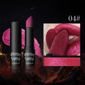 Factory De Halloween Dark Vampire Makeup Mineral Jelly Stick Matte Lipstick Waterproof Glitter High Pigment Long