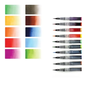 Factory Direct Customizable 36-Color Water-Based Ink Brush Pen Watercolor Set