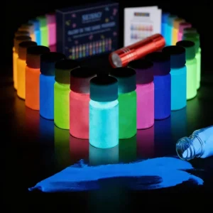 Factory Direct Sales Luminous Powder Glow in the Dark Powder Photoluminescent Pigment for Arts and Crafts Toys Luminescence