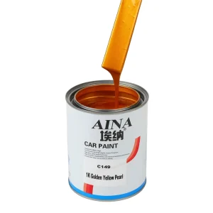 Factory Direct Supply C149 1K Golden Pearl Acrylic Car Paint Spray Coating