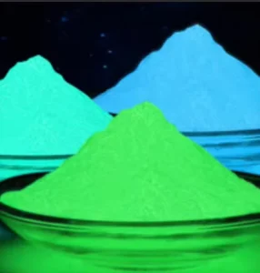 Factory Direct Supply Super Bright Long lasting 10 Hours Phosphor Fluorescent Pigment Glow in Dark Glitter Luminous Powder