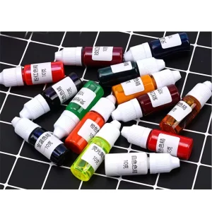 Non Toxic Epoxy Resin Dye Solid Color Liquid Dye for Resin Jewelry DIY Crafts Art Making Coating Pigment 24 Colors