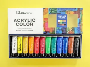 Factory Latest High Pigment 12 Colors 30ML Basic Acrylic Color Paint For Student