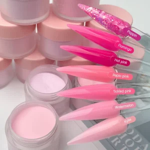 Factory Nail Acrylic Powders Custom Private Label High Quality Pigments Smooth Nail Acrylic Powder